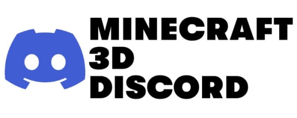 Screenshot of Minecraft 3D Discord.