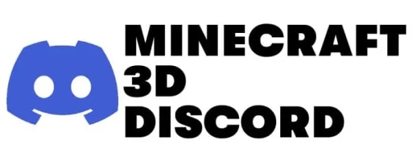 Screenshot of Minecraft 3D Discord.