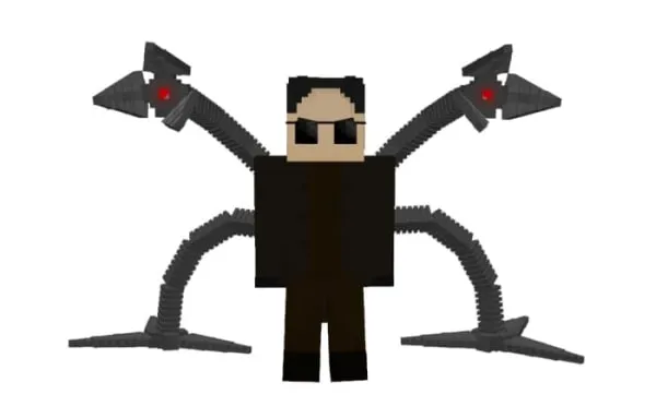Dr Octopus metal arms.