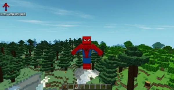 Screenshot of web wings.