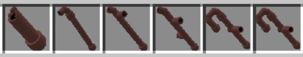 Rusty Pipe Block variants