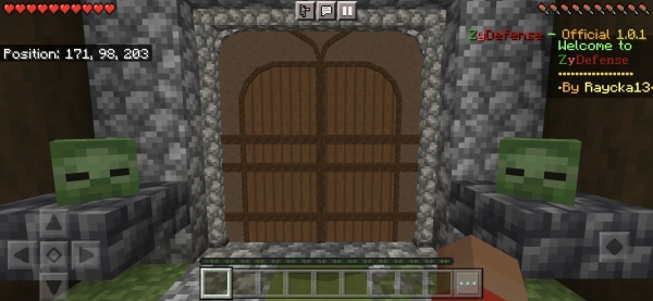 The doors at the spawn.