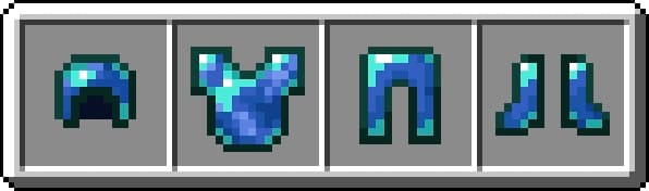 Full Set of Diamond Lapis Armor