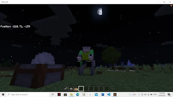 Sitting on Chair: Screenshot