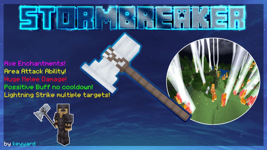 Thumbnail: Stormbreaker Addon (Lightning Strike Area Attack Ability, Critical Attack and more!) | Compatible with other Addons