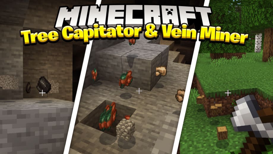 Thumbnail: Tree Capitator + Vein Miner Addon