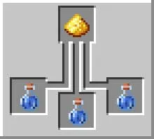 Brewing of the Miner's potion