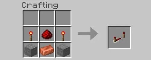 Redstone Repeater recipe