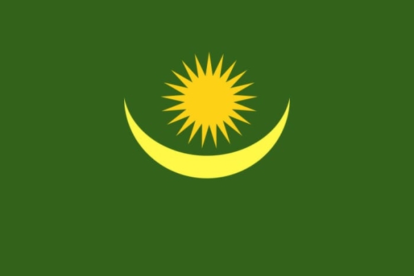 The Mughal Empire flag
