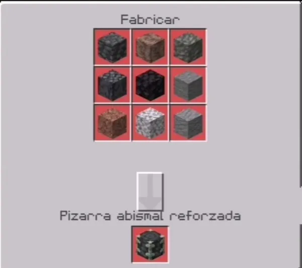Reinforced Deepslate recipe
