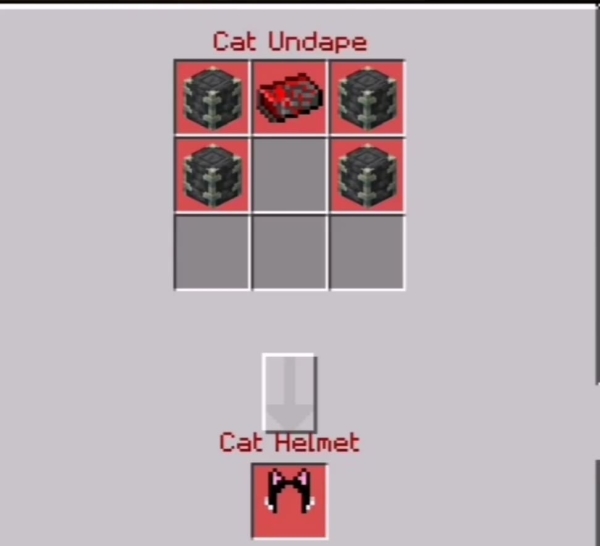 Male Cat Helmet recipe