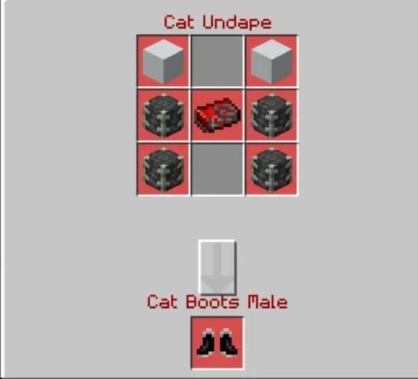 Male Cat Boots recipe