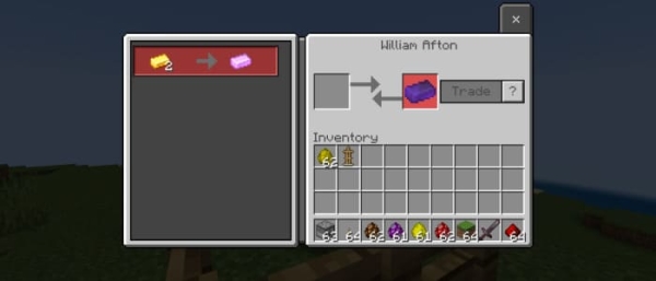 Trading with William Afton