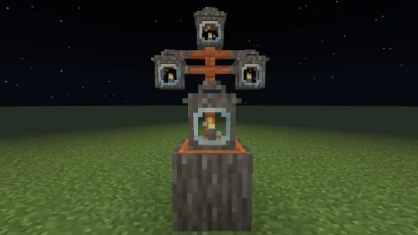 Acacia Wood Lantern