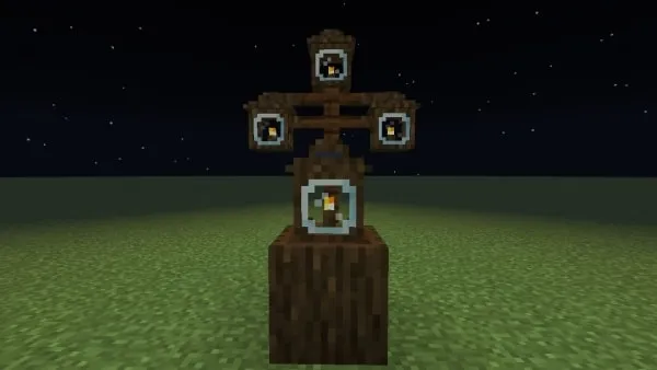 Dark Oak Wood Lantern