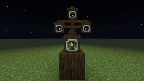 Wooden Dark Oak Lantern