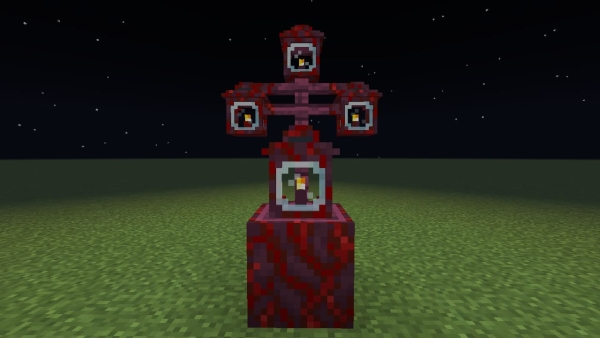 Wooden Crimson Lantern