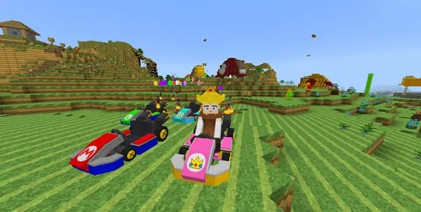 Screenshot of Mario karts 1.