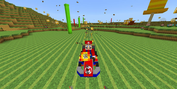 Screenshot of Mario karts 2.