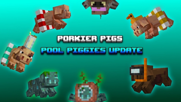 Porkier Pigs Pool Piggies Update Banner