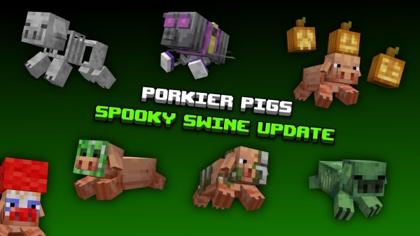 Porkier Pigs Spooky Swine Update Banner
