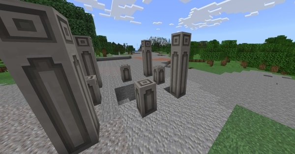 New stone blocks