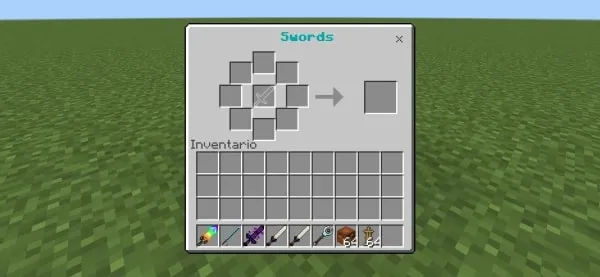 New Table Crafting block UI