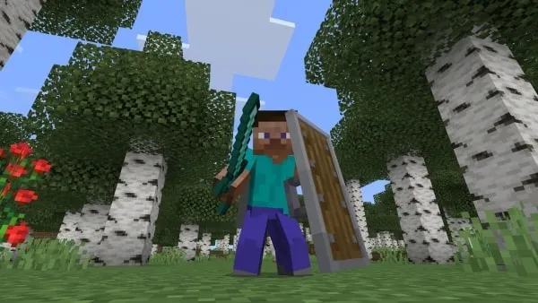 Sneak with Sword and Shield