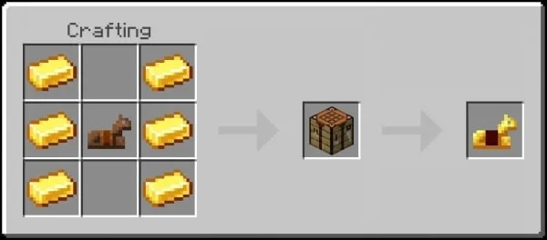 Gold Horse Armor Recipe