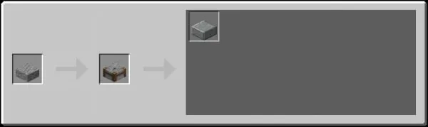 Stonecutter Recipes from Andesite Slab