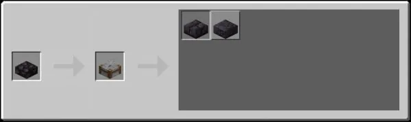 Stonecutter Recipes from Blackstone Slab