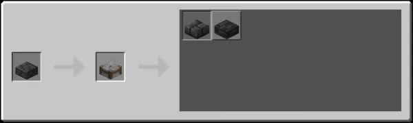 Stonecutter Recipes from Polished Deepslate Slab