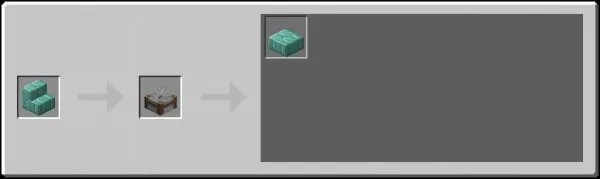 Stonecutter Recipes from Prismarine Brick Stairs