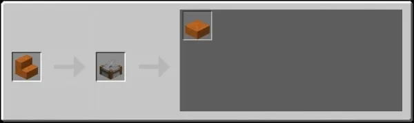 Stonecutter Recipes from Smooth Red Sandstone Stairs