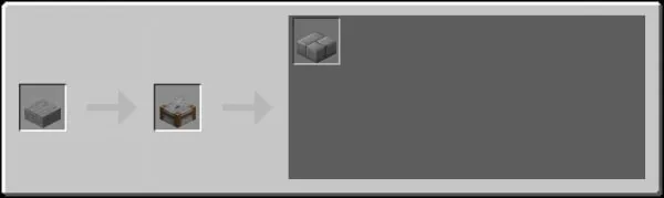 Stonecutter Recipes from Stone Slab