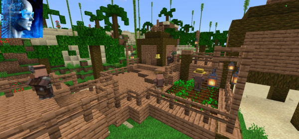 Village in the Coconut Tree Forest biome