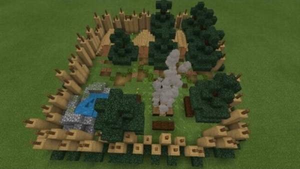 Natural Generated Structures: Campsite.
