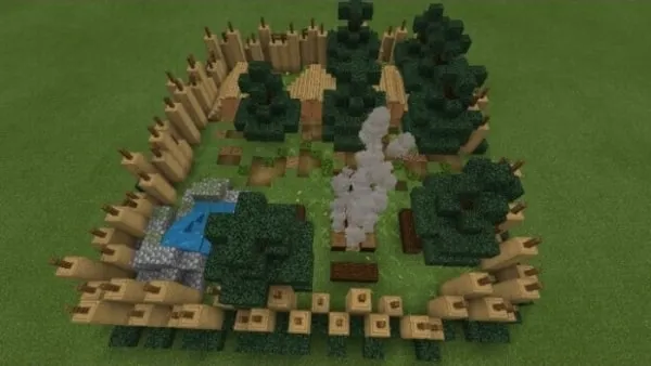 Natural Generated Structures: Campsite.