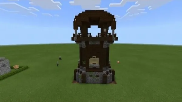 Village structures: Pillager tower.