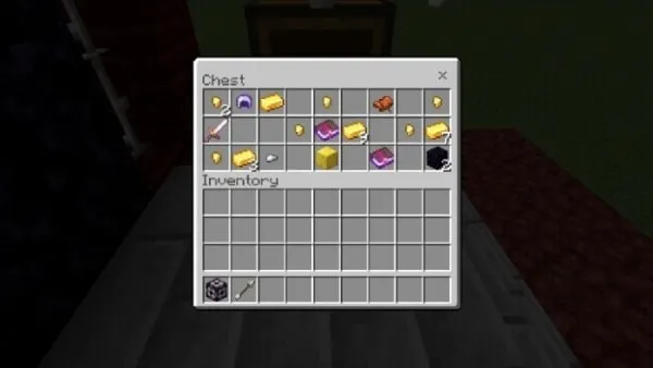 Natural Generated Structures: chest Restored Portal.