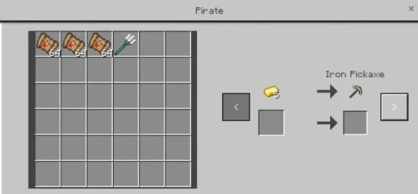 Trading with a Pirate NPC