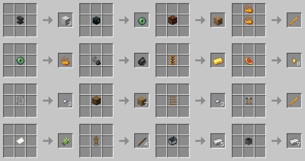 Recipes in Uncrafting Table (screenshot 2)