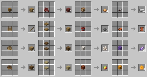 Recipes in Uncrafting Table (screenshot 3)
