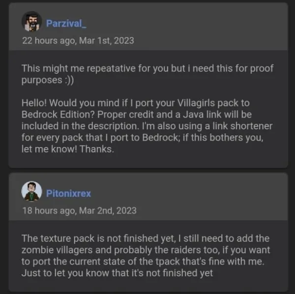 Permission from Pitonixrex