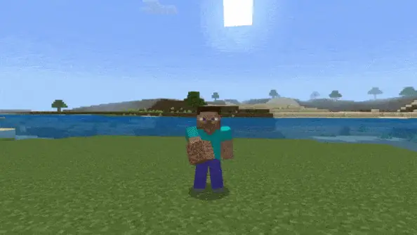 Attack with Dirt Block