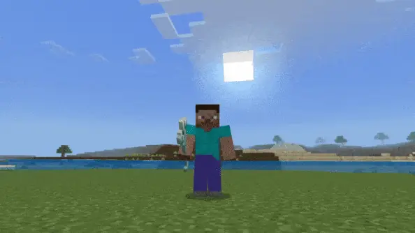 Animation of throwing a Trident