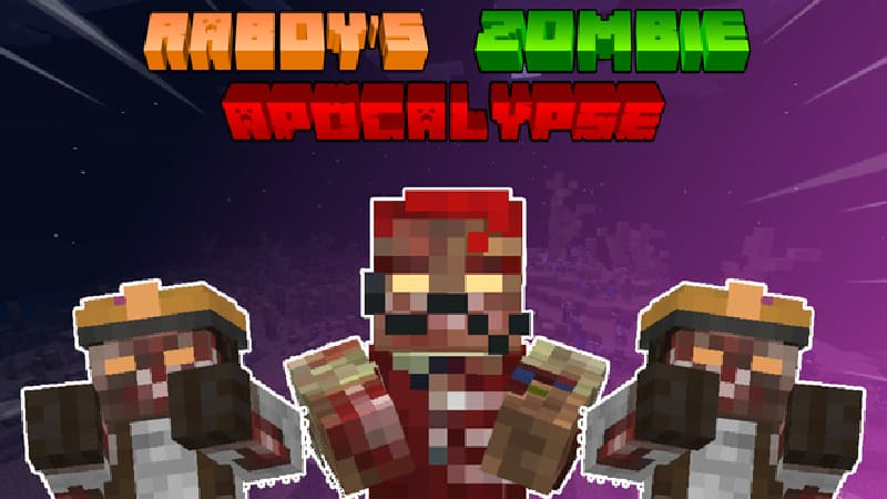 Raboy's Zombie Apocalypse | New Structures, New Zombie Illagers, Better Visuals, Better Zombies, Improved World Generation + Much More!