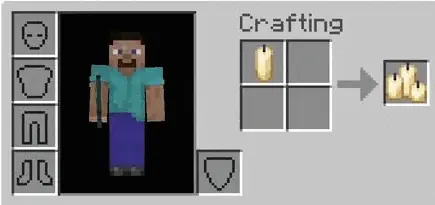 Craft recipe for Head Candle.