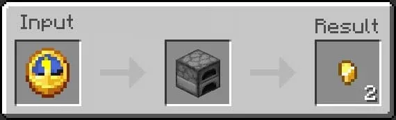 Gold Nugget Furnace Recipe (Variant 1)