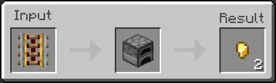 Gold Nugget Furnace Recipe (Variant 2)